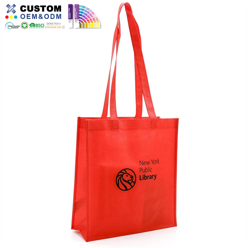 Röd Pp Non Laminated Non Woven Shopper